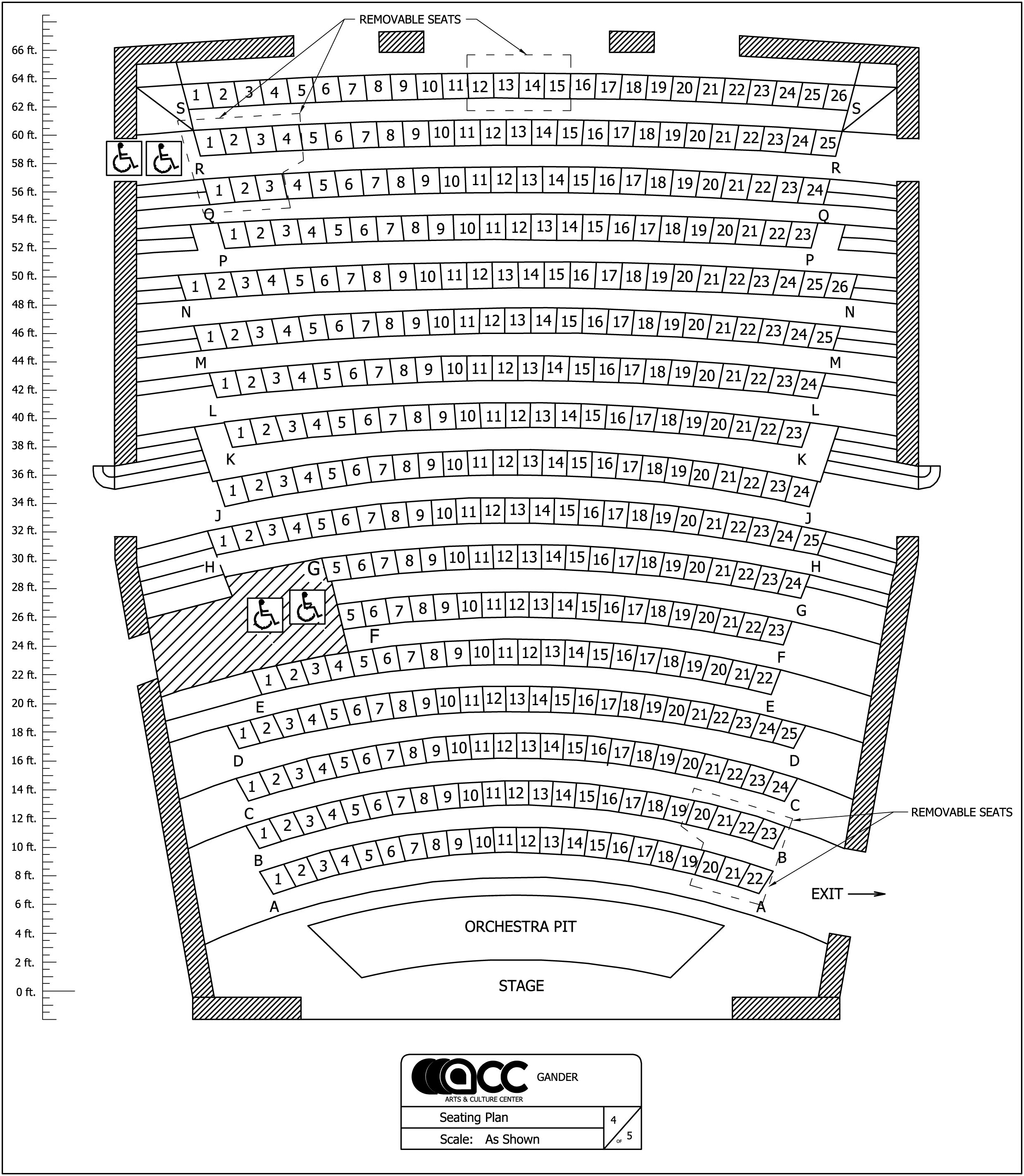 Gander Seat Map